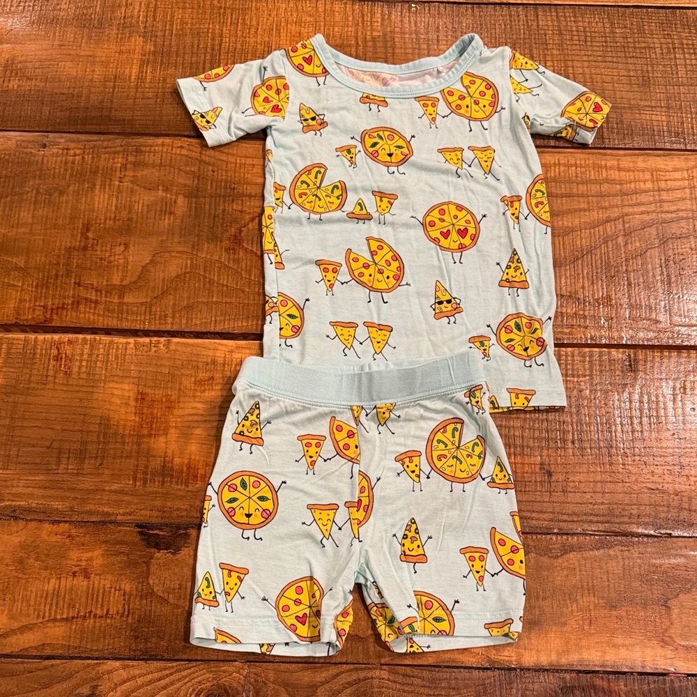 Little Sleepies Pizza Party Little Kids Pajama Set